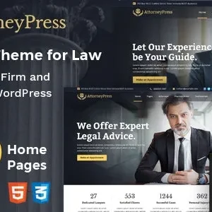 Attorney Press – Lawyer WordPress Theme