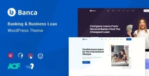 Banca  – Banking, Finance & Business Loan WordPress Theme