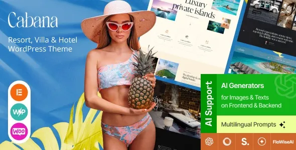 Cabana 1.0 – Resort, Villa & Hotel WordPress Theme