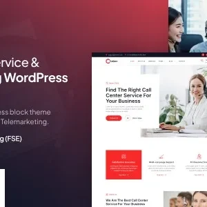 Callerr - Call Center Service & Telemarketing FSE WordPress Theme