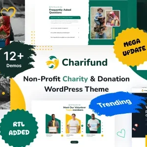 ChariFund - Charity & Donation NonProfit WordPress Theme