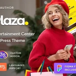 City Plaza - Entertainment Center & Shopping Mall WordPress Theme