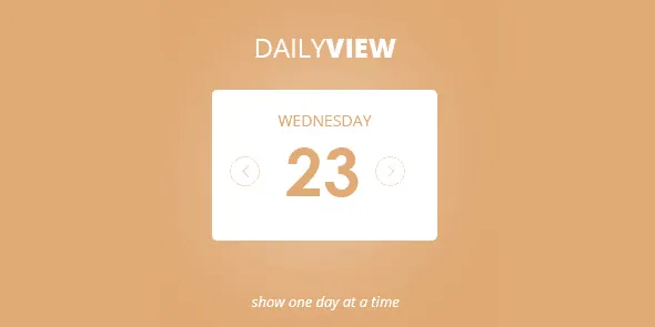 EventOn Daily View