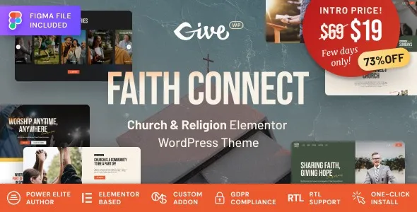 Faith Connect – Religion & Church WordPress Theme