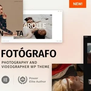 Fotógrafo - Photography Videographer WordPress Theme