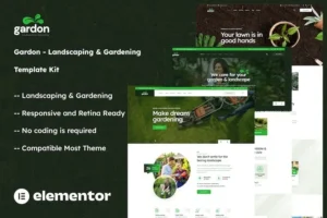 Gardon  – Landscaping & Gardening Elementor Template Kit