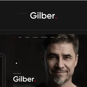 Gilber - Personal WordPress Theme