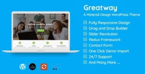 Greatway  – Material Design WordPress Theme