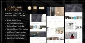 Gsquare  – Real Estate Theme