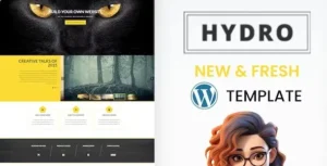 HYDRO  – One Page Portfolio WordPress Theme