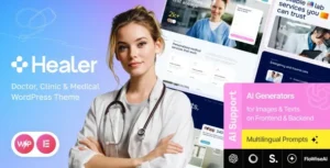 Healer  – Doctor, Clinic & Medical WordPress Theme