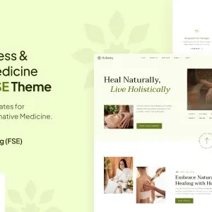 Holistiq - Holistic Wellness & Alternative Medicine FSE WordPress Theme