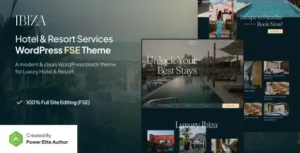 Ibiza  – Luxury Hotel & Resort FSE WordPress Theme