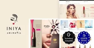 Iniya  – Beauty Store, Cosmetic Theme