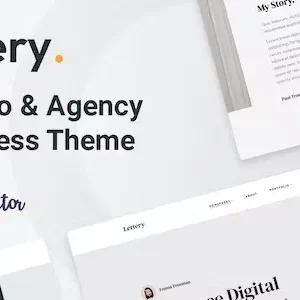 Lettery – Elementor Portfolio Agency Theme