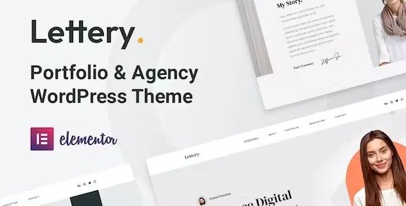 Lettery – Elementor Portfolio Agency Theme