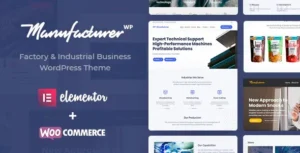 Manufacturer  – Factory Industrial Theme