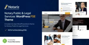 Notariz  – Notary Public & Legal Services FSE WordPress Theme
