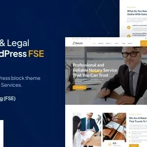 Notariz - Notary Public & Legal Services FSE WordPress Theme
