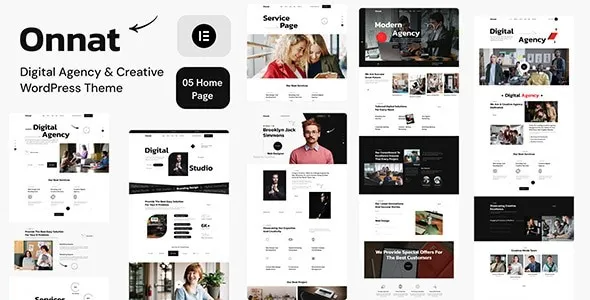 Onnat - Digital Agency & Creative WordPress Theme