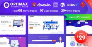 Optimax  – SEO & Marketing WordPress Theme