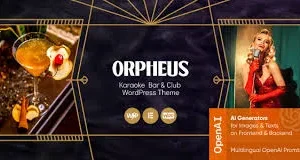 Orpheus – Karaoke Bar & Club WordPress Theme