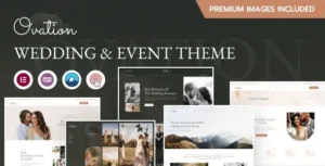 Ovation  – Wedding & Event Photography WordPress Theme