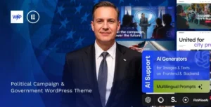 Reform  – Political Campaign & Government WordPress Theme