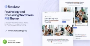 Resolace  – Psychology & Counseling FSE WordPress Theme