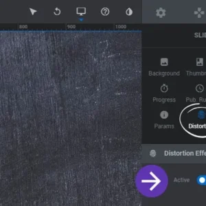 Slider Revolution Distortion Effect Add-On