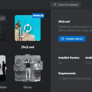 Slider Revolution Reload Add-On