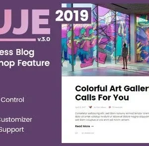 Souje - Personal WordPress Blog Theme