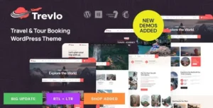 Trevlo  – Travel & Tour WordPress Theme