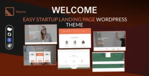 Vanessa – Easy Startup Landing Page WP Theme