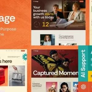 Vintage - Retro Flat Multi-Purpose WordPress Theme