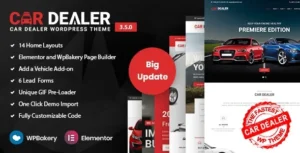 Car Dealer Automotive WordPress Theme – Responsive