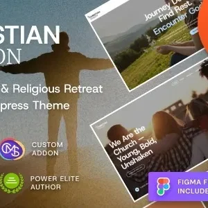 Christian Mission - Religious Events & Retreats Church WordPress Theme