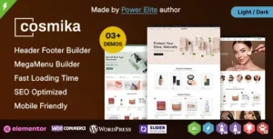 Cosmika – SkinCare WooCommerce WordPress Theme
