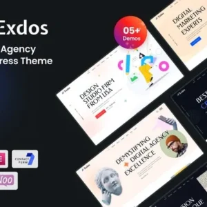 Exdos – Digital Agency WordPress Theme