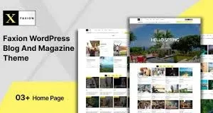 Faxion – Fashion Magazine Theme