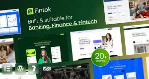 Fintok – Banking Finance & Fintech WordPress Theme