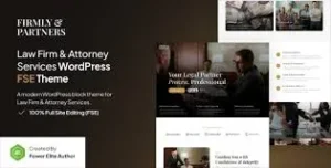 Firmly – Lawyer & Attorney FSE WordPress Theme