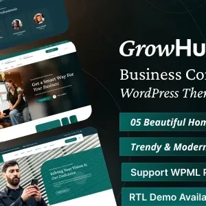 GrowHub - Business Consulting WordPress Theme