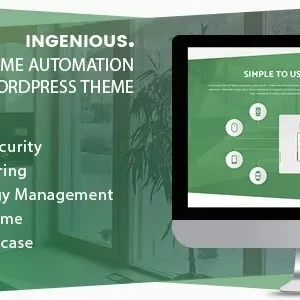 Ingenious - Smart Home Automation WordPress Theme