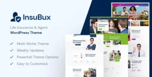 Insubux  – Insurance Company WordPress Theme