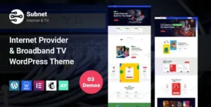 Internet Provider Broadband TV WordPress Theme | Internet Service  – Subnet