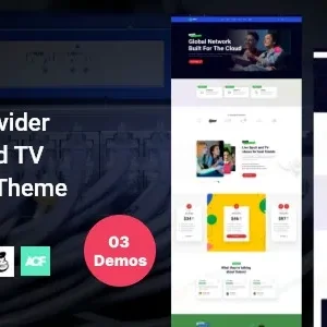 Internet Provider Broadband TV WordPress Theme | Internet Service - Subnet