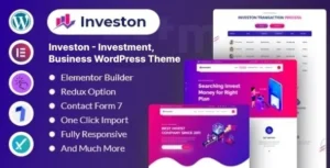 Investon – Investment, Business, Finance, Consult Agency WordPress Theme