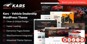 Kars  – Vehicle Dealership WordPress Theme