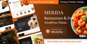 Merida  – Restaurant & Food WordPress Theme
